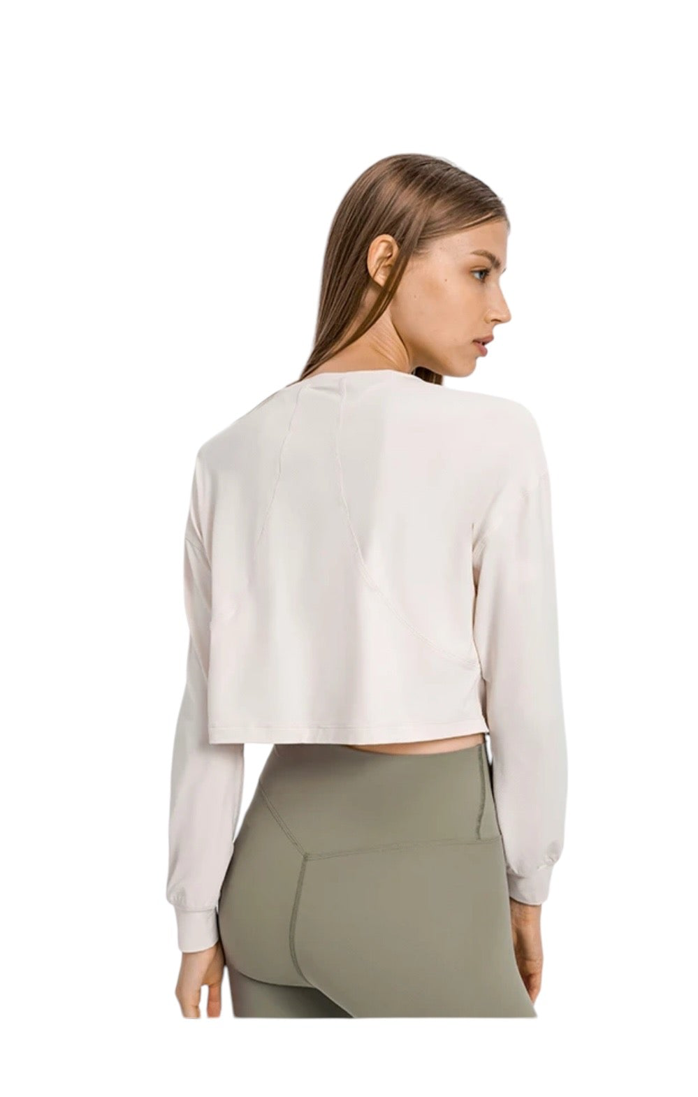 Jersey Long Sleeve Crop