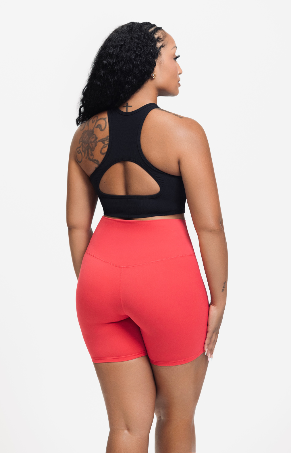 Girly High Waisted Compression Shorts