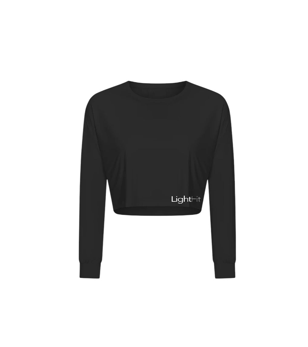 Jersey Long Sleeve Crop