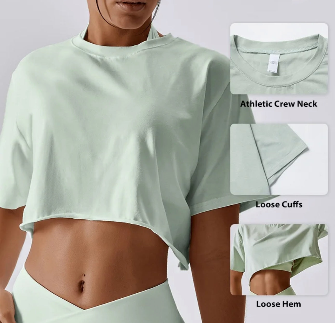 Classic Oversized Crop T-shirt