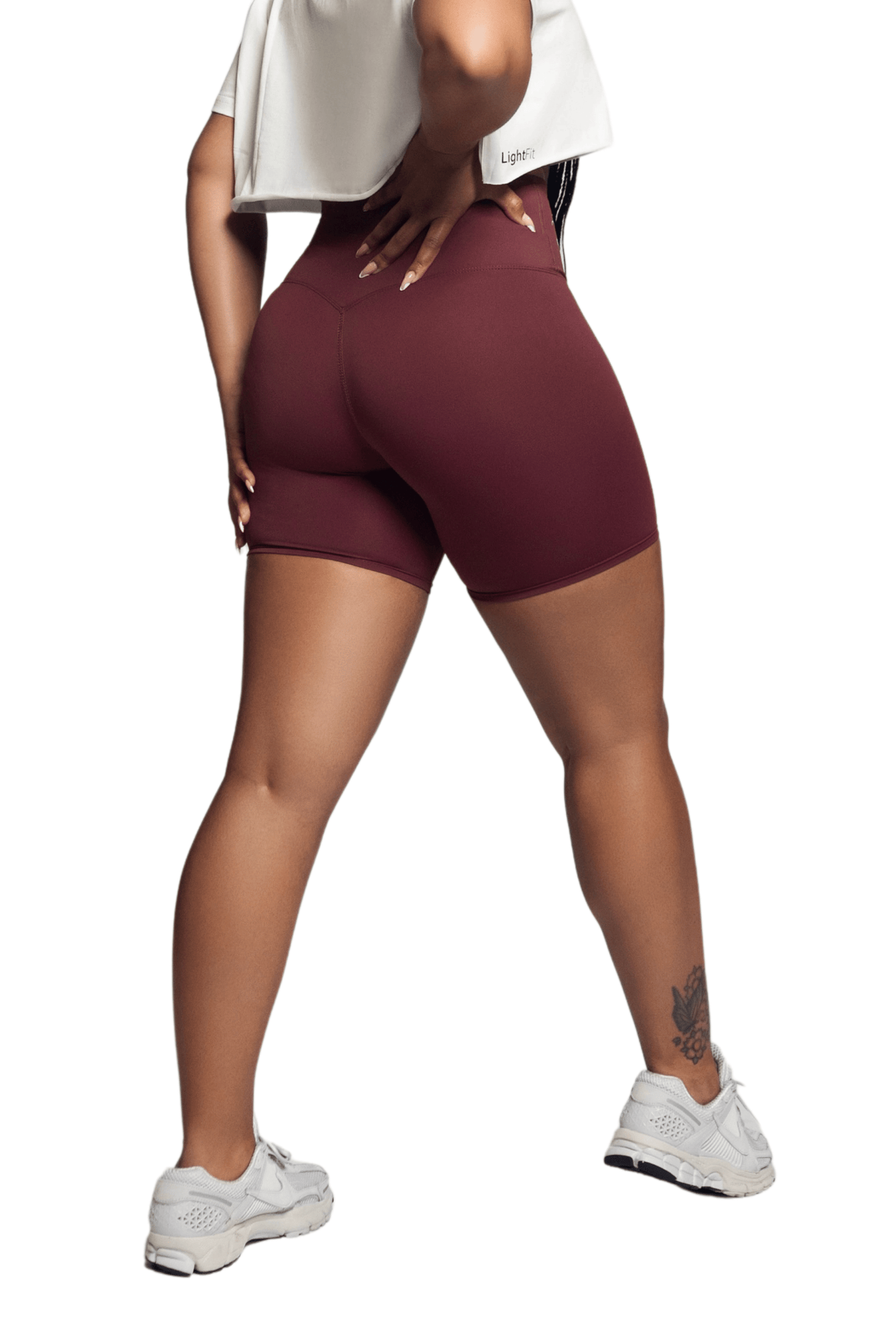 High waisted compression shorts sales